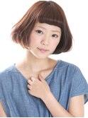 無邪気な甘さを与えるマッシュボブ★みじかめの眉上バング