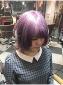 ガーリーヘア★ホワイトパープルアッシュ