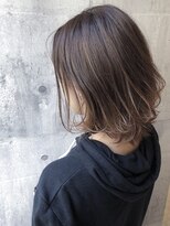 ジルバイジアン(JILL by GIEN)&nbsp;フェザーボブ/ラフワンカール/ソンブレカラー