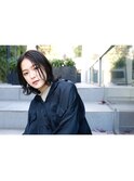ニュアンス黒髪ボブ