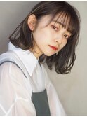 ナチュラルなハイライトが可愛いラフミディ