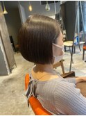 ensue小顔ミニボブショートグレージュカラー20代30代40代中島
