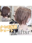 骨格矯正ショートボブ