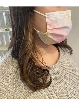 フレア 心 武庫之荘(flare) イヤリングカラー*ナチュラルベージュ