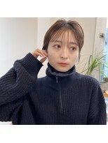 ジジ 代々木(Gigi)&nbsp;【Gigi】外ハネボブ セクションカラー ペールベージュ