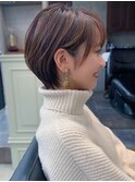 30代40代50代◎大人ナチュラルレイヤーショートボブ 表参道 橋本