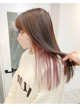 パープル(purple) チェリーローズインナーカラー