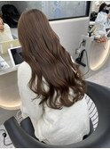 小顔になれる顔まわりカット　韓国ヘア　韓国くびれ巻きレイヤー