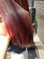 ヘアーリゾートガーデンバイトロント 船橋法典店(Hair Resort Garden by Toronto)&nbsp;ピンクレッド【船橋、西船橋、市川大野、新船橋、塚田】