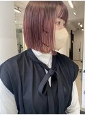 ボブ/ミニボブ/切りっぱなしボブ/ミディアム/ショート
