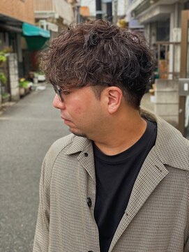 スウェル 船橋店(Swell) ハイライト/マッシュパーマ/ウルフ/アッシュブラック