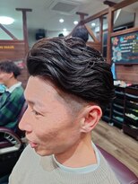 ラボーテイサミヘアーイースト(La.beaut'e ISAMI HAIR EAST) ウルフマッシュパーマハイライト〈理容室〉東浦和メンズ