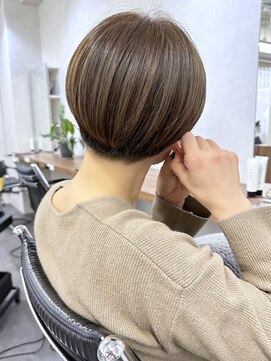 オウル(Owll) 【Owll】石田学史刈り上げマッシュショート20代30代40代ベージュ