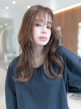 イオ 本厚木(io) 韓国レイヤーくびれシースルーバング美髪質改善ハイライト卵型