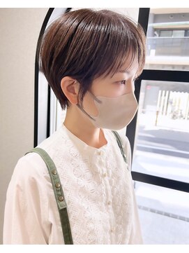 ノウル 中野(NoWL) ボブショート中野グレージュハイライトケアブリーチイルミナ4204