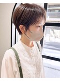ボブショート中野グレージュハイライトケアブリーチイルミナ4204