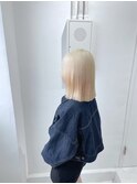 ロングリタッチ、残留からの抜きっぱなしブロンド