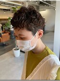 ソフト刈り上げ×楽チンパーマ☆