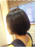 30代40代50代/ショートボブ/長めショートボブ