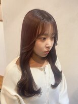 トワ(toi)&nbsp;ピンクブラウン/ブリーチなしダブルカラー/秋冬カラー/横浜