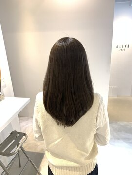 アリーズ シブヤ(ALLYS shibuya) ベージュブラウンカラー