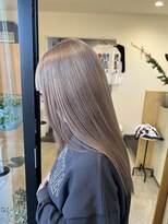 ハイク(HYKE) ロングでも似合うミルクティーグレージュ＊