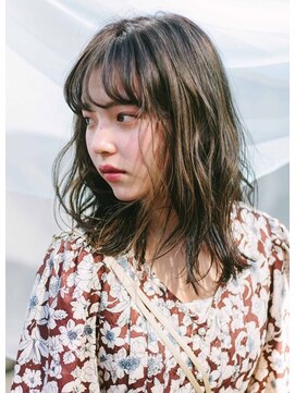 ピークアブー 表参道(PEEK-A-BOO) ニュアンスカール ニュアンスパーマ ミディアム