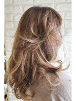 松本平太郎美容室 国立店 ロングレイヤー×イノアカラー×ハイライト