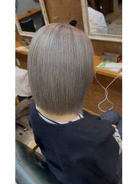 ヘアーサロン アトリエ(Hair salon ATORIE) 白髪カラーブリーチカラー白髪ぼかし