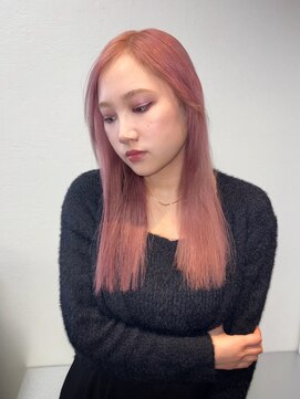 ベル(BEL) 【ハイトーンカラー】くすみピンク