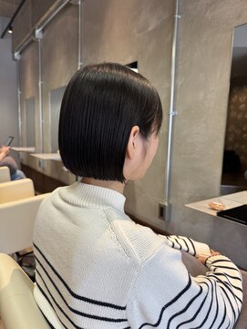 フープ 川越(hoop) オールシーズンオススメの切りっぱなしボブ！