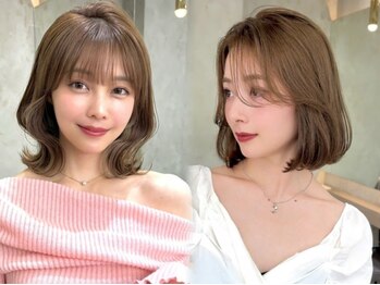 ハローバイシー 仙台(Hello by Sea)の写真/トレンド韓国ショート&韓国ボブで小顔見せ！柔らかで女性らしい華やかショートに[韓国/髪質改善/仙台]