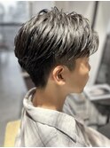men's hair ☆ 短め韓国風センターパート