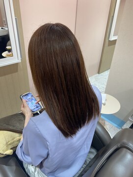 ルーム シンサイバシ(room shinsaibashi) 【KANAKO】枝毛カットとナチュラルブラウンカラーでツヤ感♪
