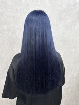 アン ブリーチ 大宮駅東口店(UN BLEACH) ブリーチ1回ネイビーブルーカラー♪♪