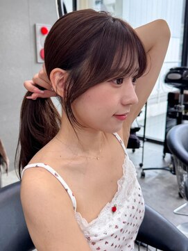 ロンドワン 三宮元町(Lond one) 顔周りカット/フェイスレイヤー/前髪/韓国風バング