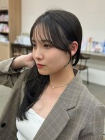 ミリ(mm)&nbsp;毛流れ可愛い♪横顔盛れる顔周りカット/10代20代30代/仙台韓国
