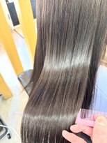 ベリテ 津田沼駅前店(verite)&nbsp;着物ヘア/ダークアッシュ/ミディアムレイヤーカット津田沼駅前