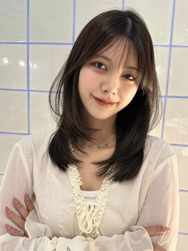 デコ(DECO) 【ayano】ミディアムレイヤー/透明感ブラウン