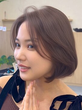 エルヘアメゾン(el. hair maison) 静岡ボブショート韓国ボブタッセルボブハイライトブリーチなし