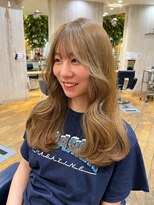 ヴィンスジオ 岐阜駅南(vince gio)&nbsp;ブリーチカラー/ハイトーン/ ミルクティーベージュ