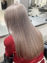 ラック 表参道(LUCK)&nbsp;ミルクティーベージュ/グレージュ/大人ガーリー/ケアブリーチ