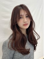 ラボヌールヘアー オリビエ 北千住店(La Bonheur hair Olivier)&nbsp;くびれレイヤー/ピンクブラウン