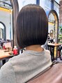 ミンクス 銀座店(MINX) 大人女性に人気の髪質改善ボブ。ツヤとまとまりで上品な印象に。