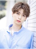【スウィングセンターパート】シャープパーマショートセンター