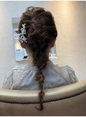 結婚式ヘアセット