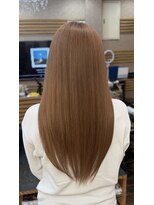 ヘアーメイク ダンス(hair make DANCE)&nbsp;ブリーチカラー×艶感ベージュ