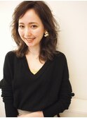 抜け感ミディアムヘア　テラバイアフロート松子　二子玉川
