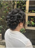 【結婚式アレンジ】 編み込みヘアアレンジ
