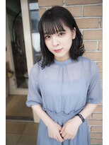 サロンドミルク 原宿(salon de MiLK)&nbsp;【salon de MiLK 原宿】耳かけゆるふわ×透明感ダークベージュ